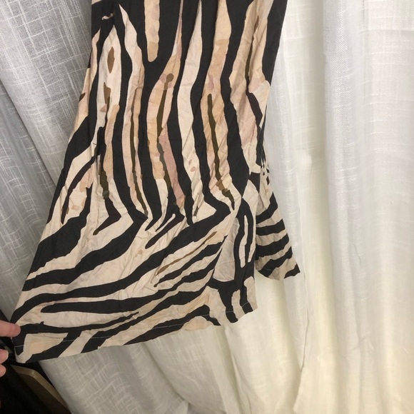 Zebra Print Wide Leg Pants size 2 - Picture 10 of 14